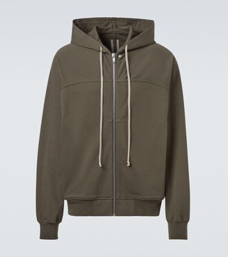 Cotton jersey hoodie | Rick Owens