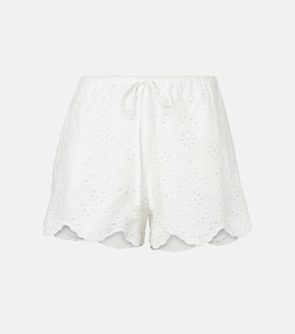 Cruse broderie anglaise cotton shorts | Poupette St Barth