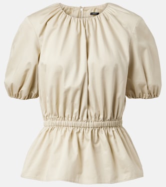 Merlin peplum cotton blouse | Joseph
