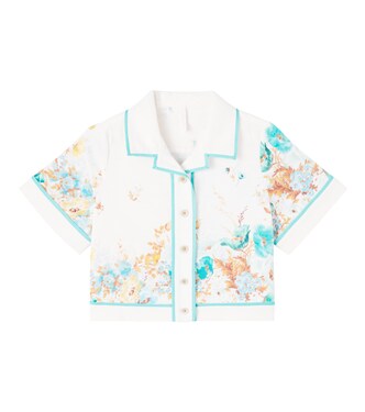 Scarborough floral cotton shirt | Zimmermann Kids