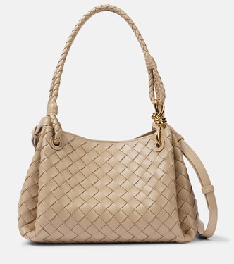 Parachute Medium leather tote bag | Bottega Veneta