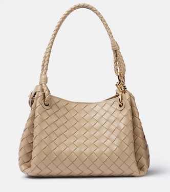 Parachute Medium leather tote bag | Bottega Veneta