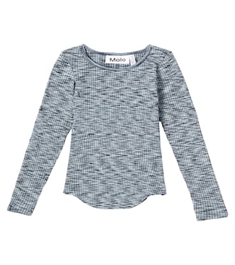 Rochelle space-dyed cotton-blend top | Molo