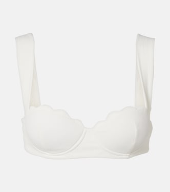 North scalloped bikini top | Marysia