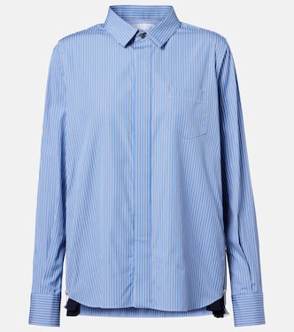 Paneled poplin shirt | Sacai