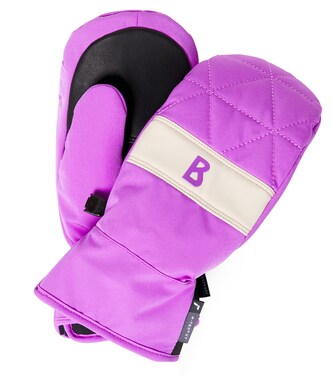 Janne logo quilted mittens | Bogner Kids