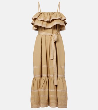 Robe midi Lucian en coton | Ulla Johnson