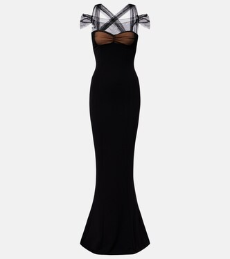 فستان طويل درابيه | Nensi Dojaka