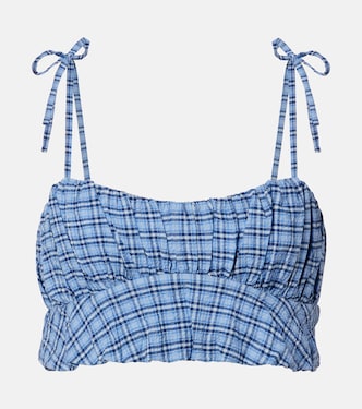Top Pelea de algodón a cuadros | Faithfull