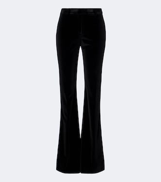 Cotton velvet flared pants | Etro