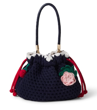 Crochet bucket bag | Self-Portrait Kids