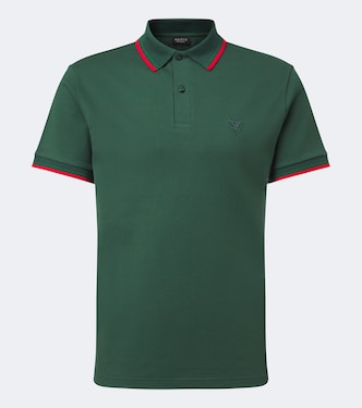 Cotton-blend piqué polo shirt | Gucci