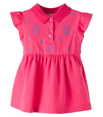 x Mr. Men Little Miss Baby cotton-blend piqué dress | Gucci Kids