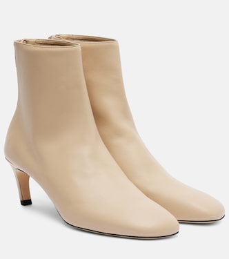 Leather ankle boots | Toteme