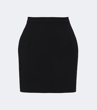 Wool-blend crêpe miniskirt | Alessandra Rich