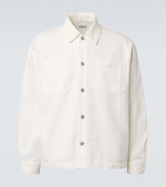 Cotton-blend overshirt | Frame