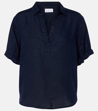 Vivica linen top  | Velvet