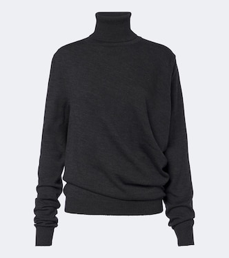 Draped wool turtleneck sweater | Magda Butrym