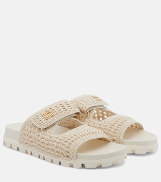 Sandales en crochet | Miu Miu