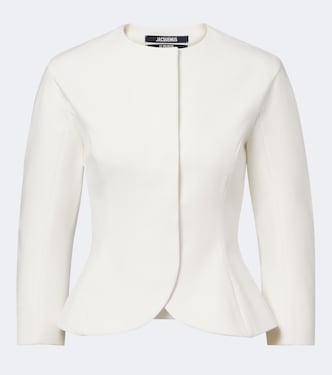 Palmier peplum jacket | Jacquemus