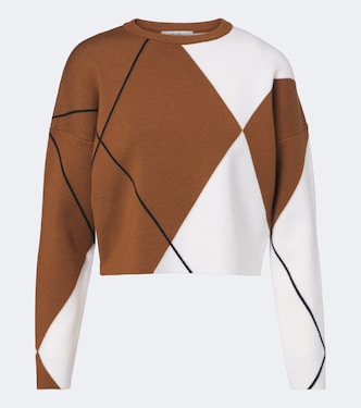 Argyle virgin wool sweater | Max Mara