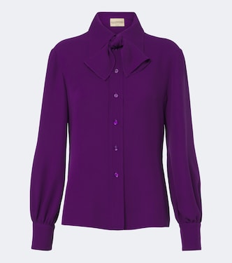 Cady Couture tie-neck blouse | Valentino Garavani