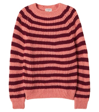 Striped knitted sweater | Cozmo