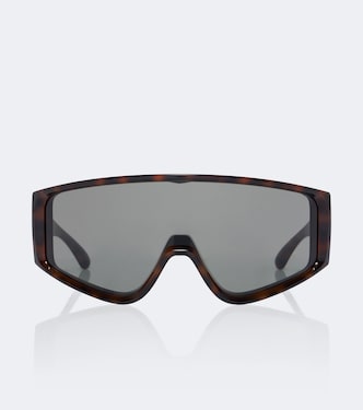 Logo Lettering shield sunglasses | Saint Laurent