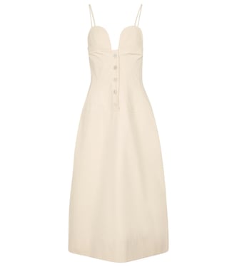 Cotton poplin midi dress | Jil Sander