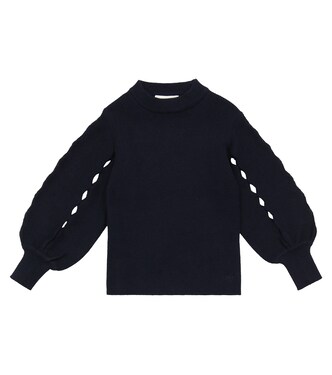 Cotton-blend sweater | Chloé Kids