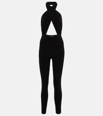Mono con cuello halter | Norma Kamali