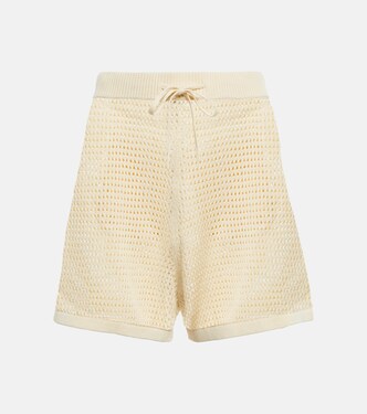 Jael crochet cotton-blend shorts | Nanushka