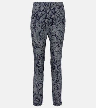 Pantalon slim imprimé à taille haute | Etro