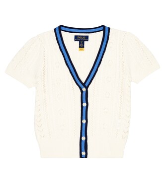 Cricket cable-knit cotton cardigan | Polo Ralph Lauren Kids