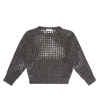 Wool and cashmere-blend sweater | Brunello Cucinelli Kids