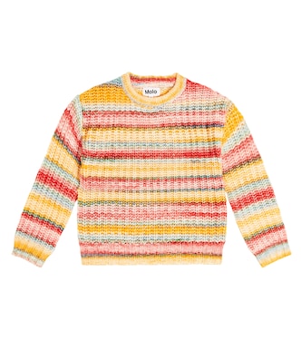 Gaylen striped cotton-blend sweater | Molo