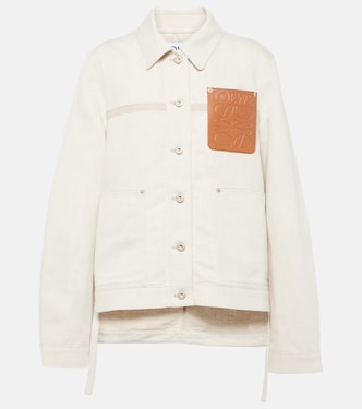Cotton and linen jacket | Loewe