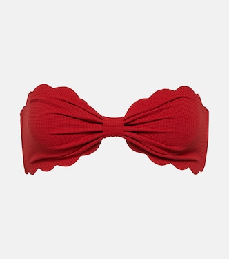 Antibes bandeau bikini top | Marysia