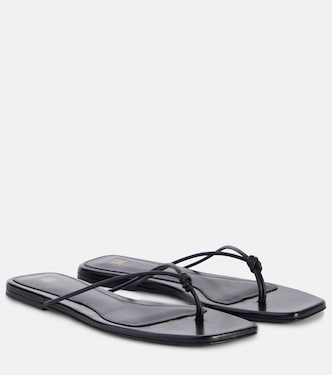 The Knot leather thong sandals | Toteme