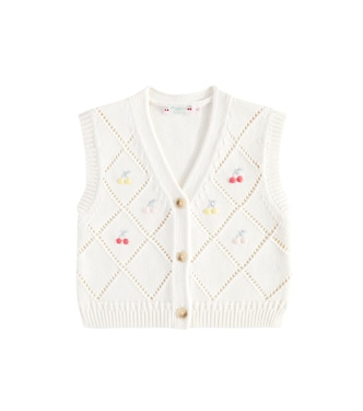 Ticiana cotton and cashmere vest | Bonpoint