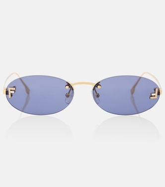 Verzierte Sonnenbrille Fendi First Crystal | Fendi