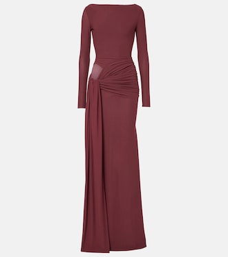 Draped crêpe jersey gown | Alex Perry