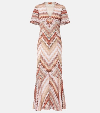 Maxikleid aus Häkelstrick | Missoni