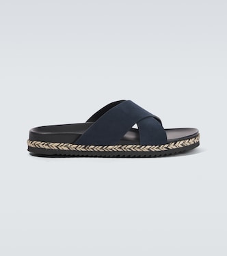 Sandalen Breno aus Veloursleder | Frescobol Carioca