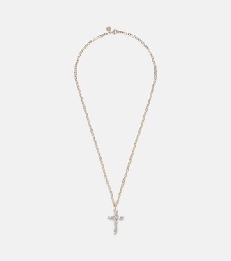 Halskette aus 14kt Gelbgold mit Diamanten | Sydney Evan