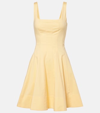 Romy gathered cotton minidress | Staud