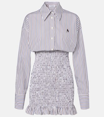 Robe chemise rayée en coton | The Attico