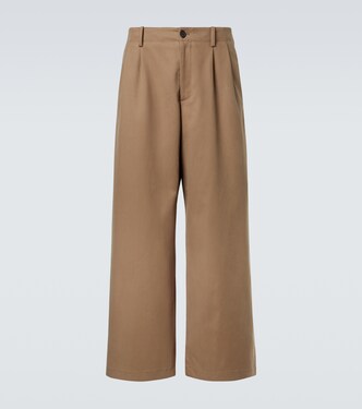 Bridge cotton twill wide-leg pants | Our Legacy