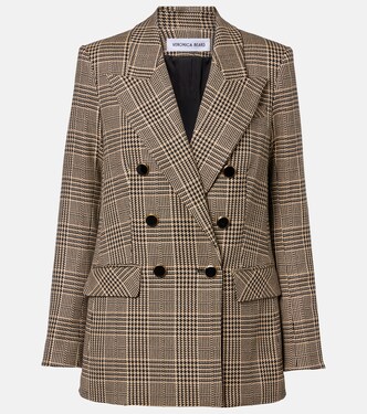 Rhys Houndstooth double-breasted blazer | Veronica Beard