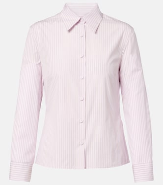 Pinstripe cotton poplin shirt | Calvin Klein Collection